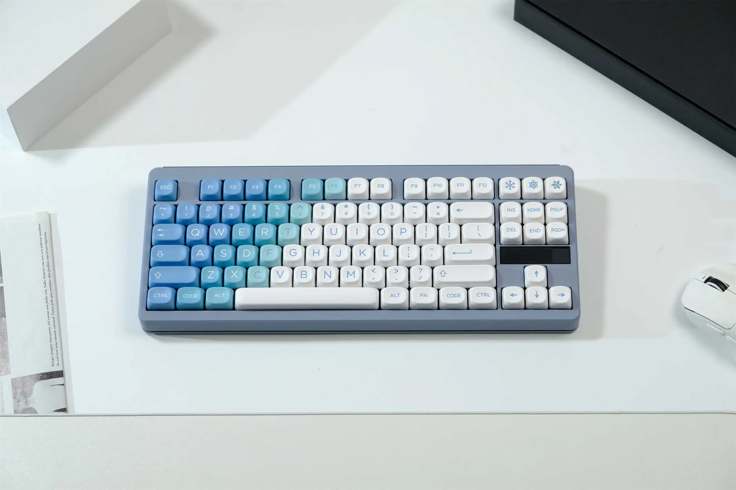 GMK Yeti Keycap 125 Keys PBT Keycaps MOA Profile DYE-SUB Customized Keycaps For Mechanical Keyboard