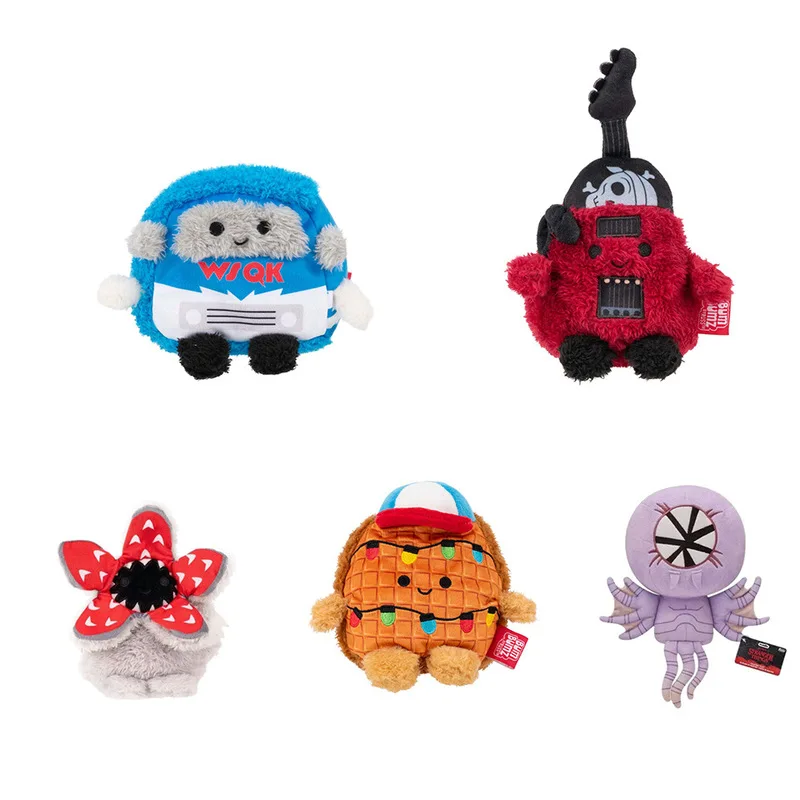 2025 신제품 봉제인형 데모고르곤 와플 라디오 기타 눈 꽉 팽창한 몬스터 인형 부드러운 장난감 수집품 어린이 TV 쇼 팬들을 위한 선물