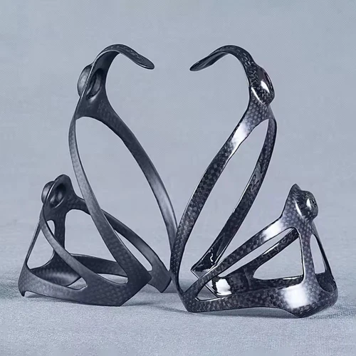 Imagen 2 del producto Soporte ultraligero para botella de agua de carbono, 22g, 3K, portabotellas para bicicleta XXX, soporte para botella de bicicleta MTB/piezas de carretera brillantes/mate