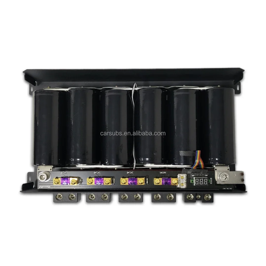

Car Stereo Batteries Super Capacitors Bank 500 Farad Voltage stable Capacitor Bank for Car Power Amplifier