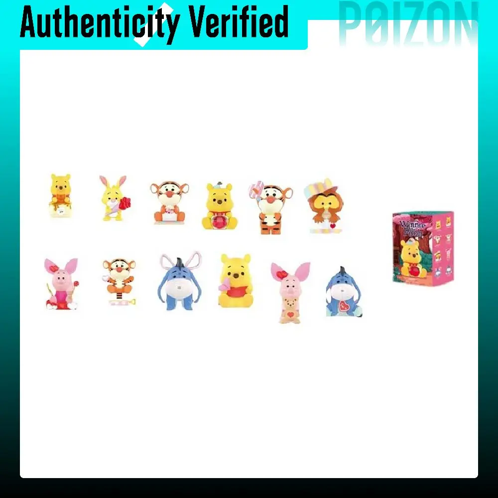 POP MART Winnie The Pooh Sweet Collection Disney Mystery Boxes Single Mystery Box/Whole Box 12 Pcs 210400371