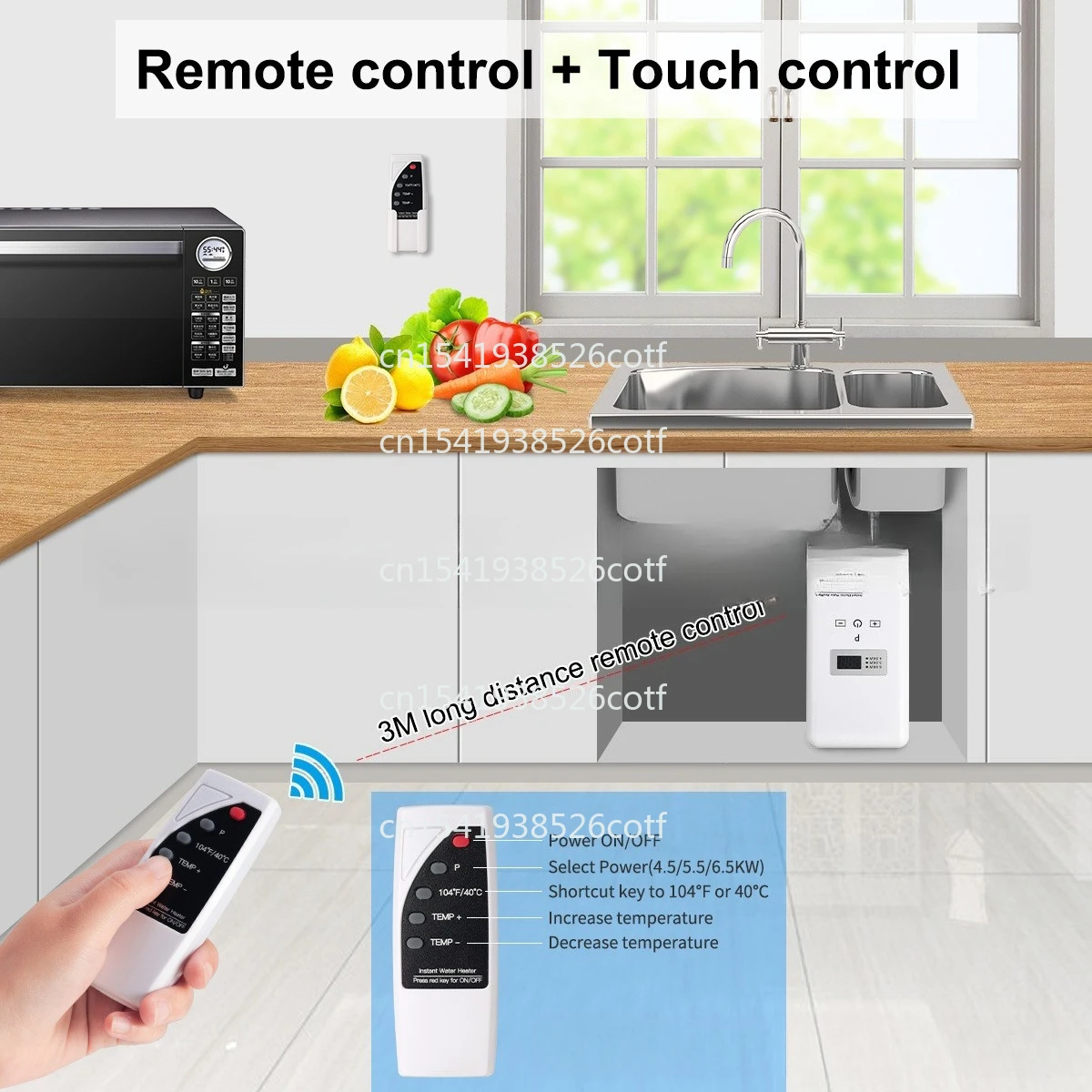 Electric Water Heater Constant Temperature Top Instant Hot Water Heater