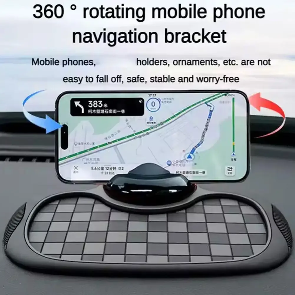 Multifunktionale Auto-Antirutschmatte Auto-Handyhalterung Armaturenbrett-Matte mit Handyhalter im Auto Rutschfeste Auto-Matten für Telefone