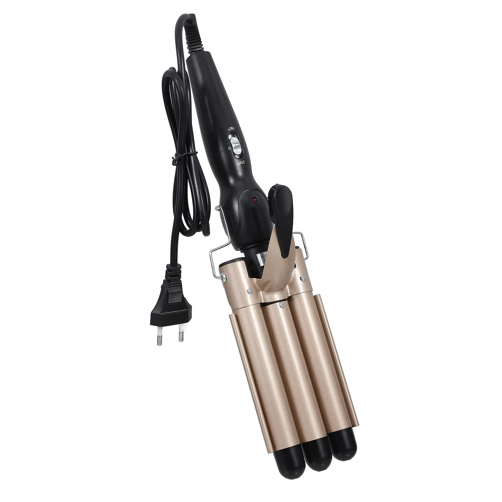 

Electric Hair Curler Dual Use Straightener and Curling Iron for Salon Home Use Rapid Heat Up Stable Temperature Humanized Bend