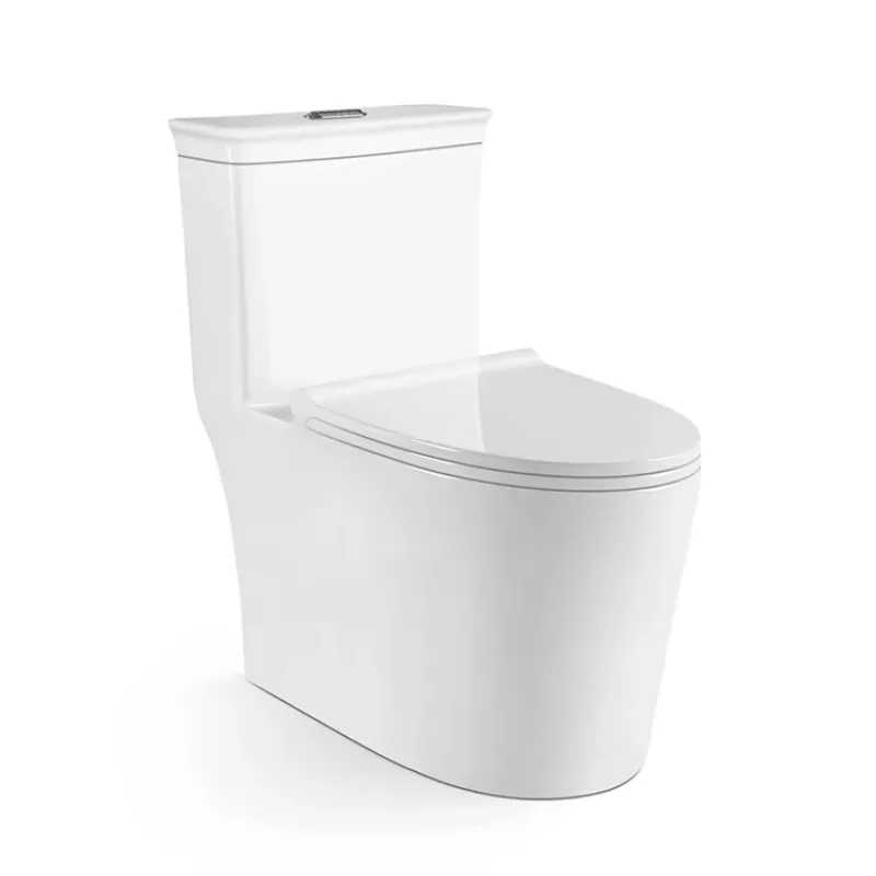 China Siphonic Western Style Washroom Pedestal One Piece Siphonic Flush Sit Toilet Closestool Bathroom Ceramic Toilet
