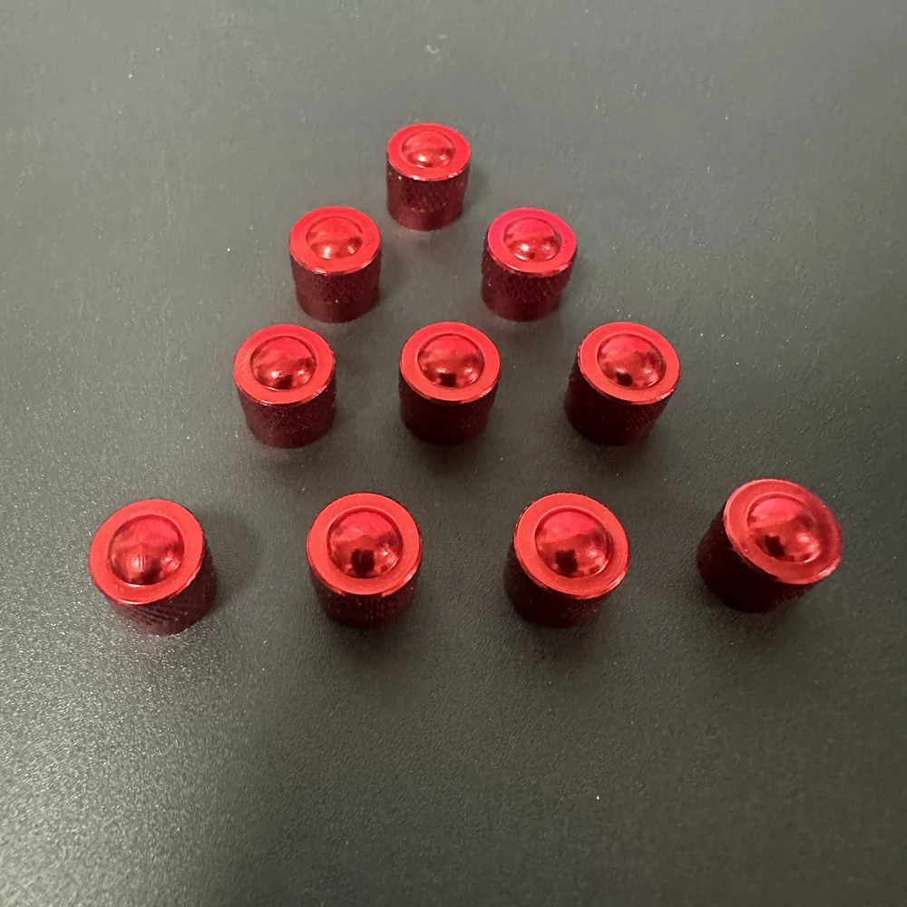 Tire Valve Stems Cap Aluminum Tire Wheel Stem Air Valve Caps Dustproof Caps Bike Auto Bicycle Scooter Valves Nozzle Dust Cap