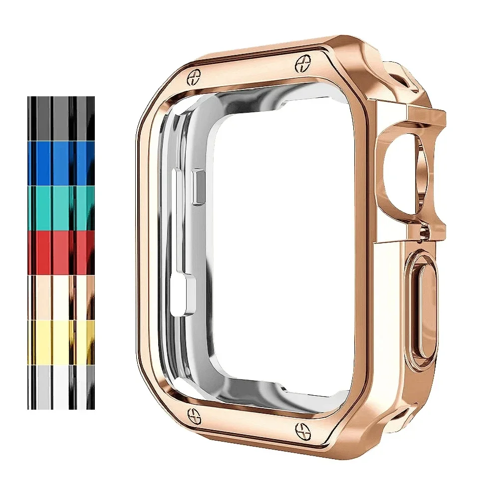 TPU Bumper Screen Protector Case For Apple Watch ultra 2 49mm 46mm 42mm iWatch series 10 9 8 7 6 5 4 3 Se Cover 44mm 40mm 38mm