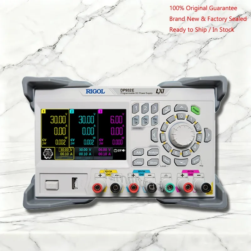 1PC NEW RIGOL DP932E DP932U DP932A In Stock 3CH Programmable Linear DC Power Supply 198W/210W USB LAN DP900 Series Original Box