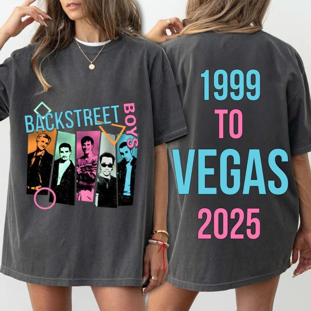 Backstreet Boys 1999-2025 Millennium Tour Music Graphic T Shirts Pop Music Gift for Fan Gift Women Boyfriend Girlfriend T-shirt