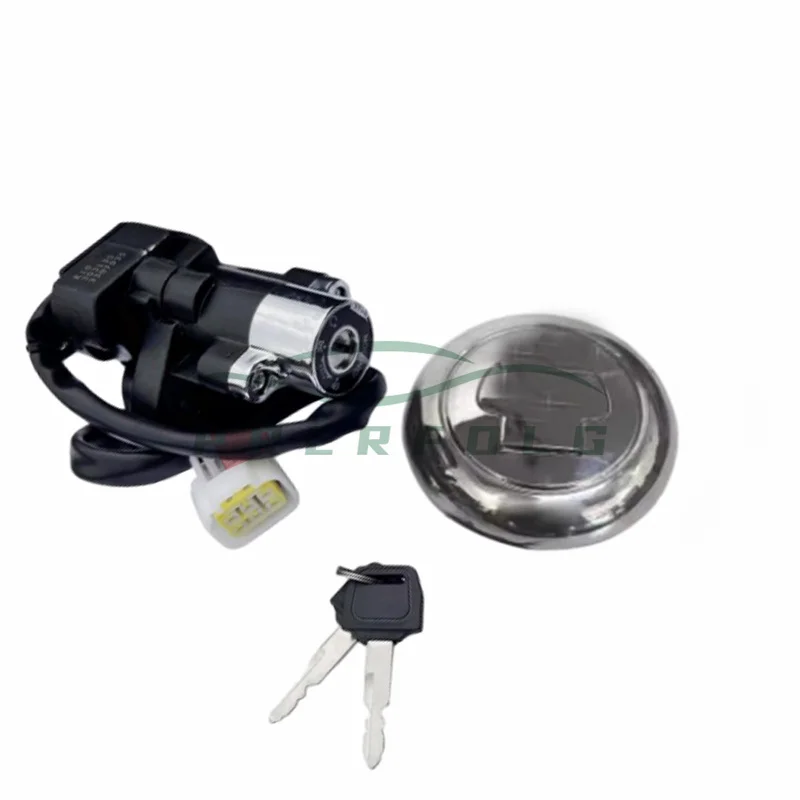 Motorcycle Ignition Switch Fuel Tank Gas Cap Lock W/Keys For Keeway Superlight 125 150 200 QJ200-2G QJ150-2G