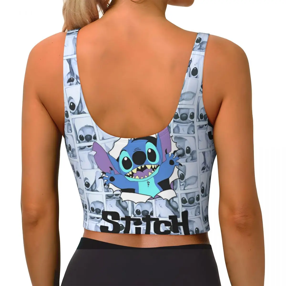 Stitch High Impact Sports Bra for Women Workout Bra Tank Tops Sport Bras Push up