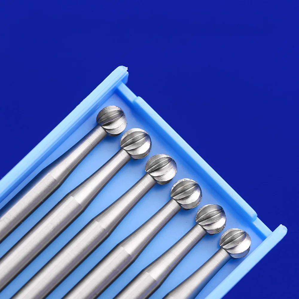 1psc 2.35mm 생크 구형 조각 칼 0.5mm-5.0mm 나무 조각 도구 구형 조각 칼 목판 목각 커터
