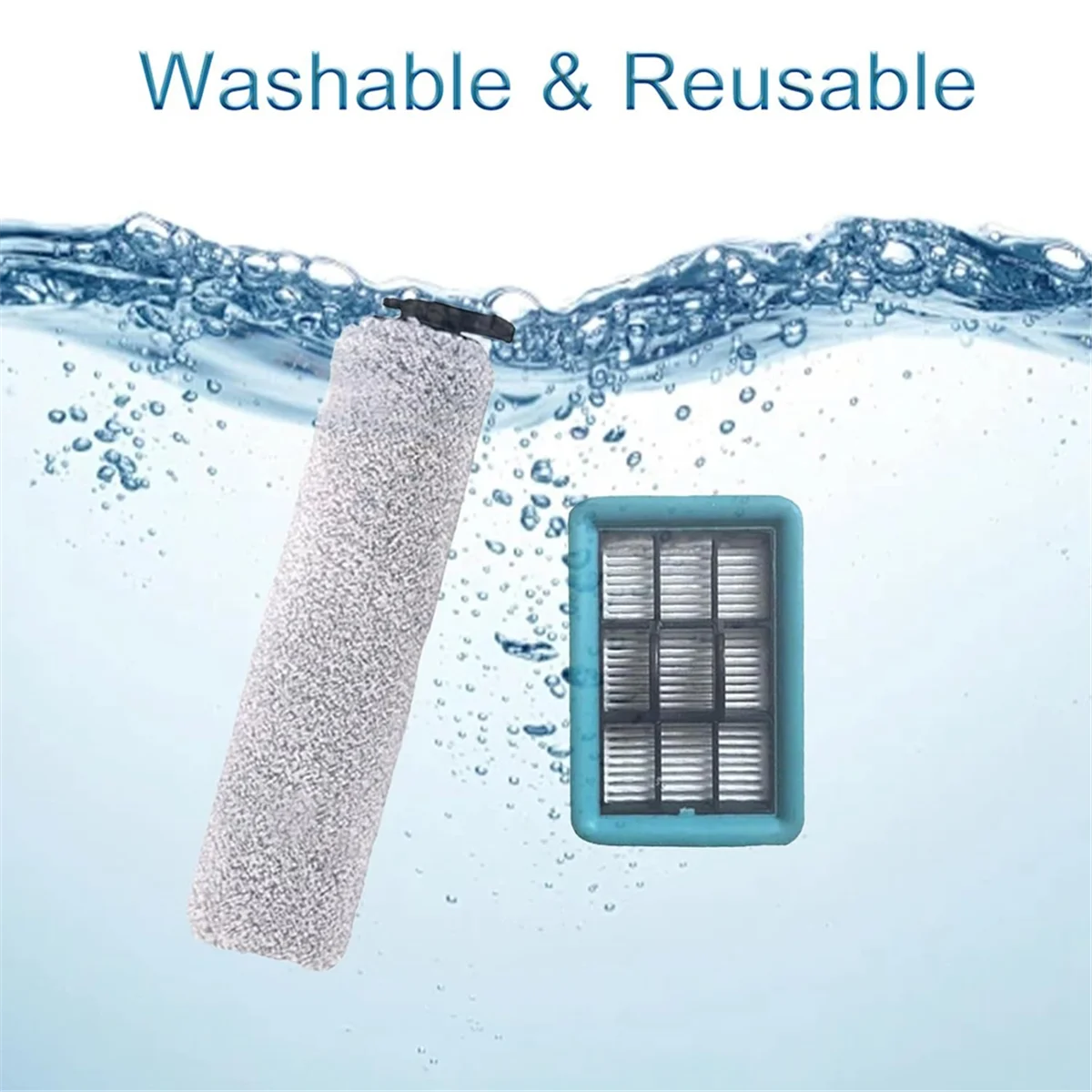 ABKR مكنسة كهربائية فرشاة لفة تصفية استبدال أجزاء لبيسيل Crosswave HF2/3845N/3831 مرشحات فرشاة تنظيف الأرضيات