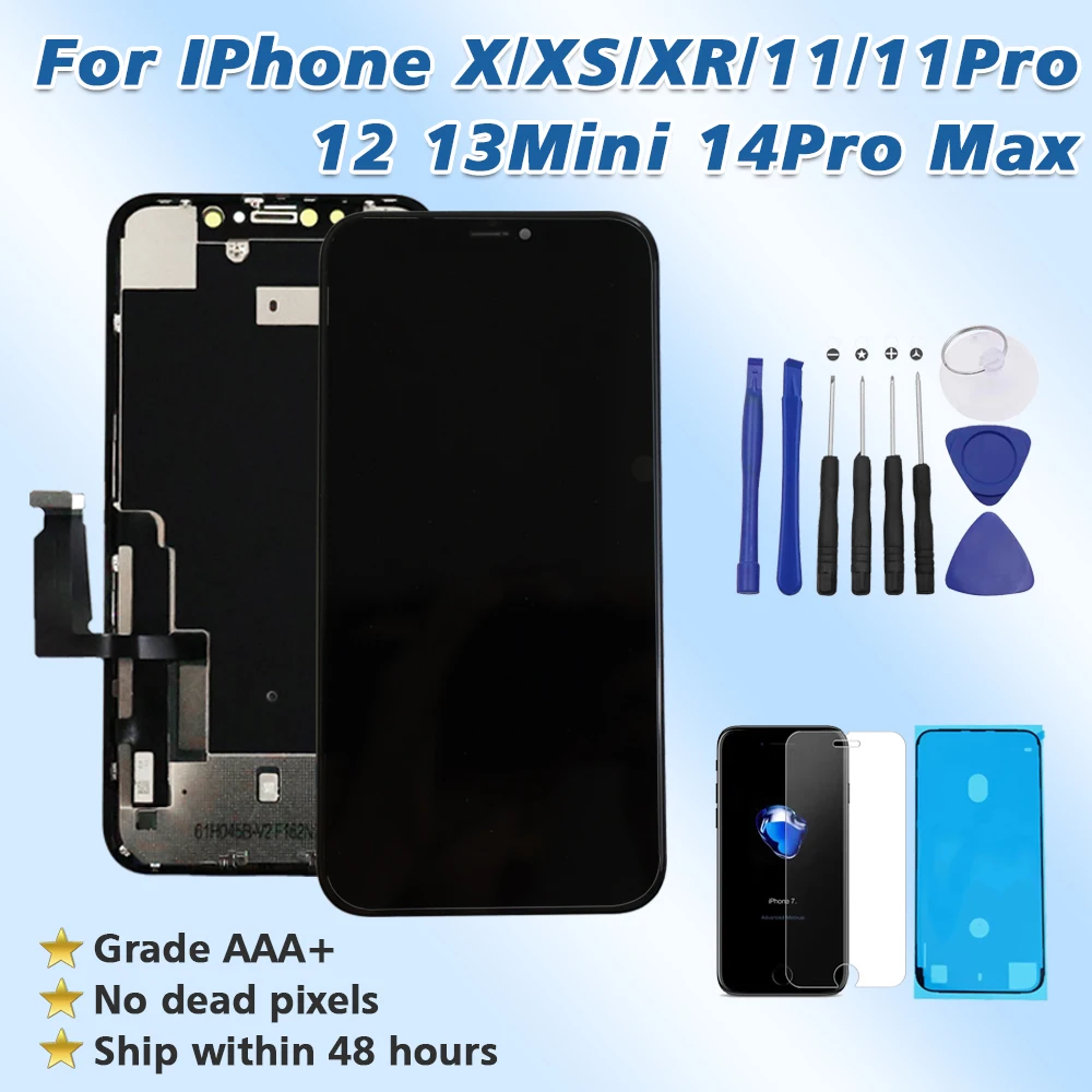 OLED Display for iPhone X Touch Screen Digitizer Assembly LCD Replacement for iPhone X Incell