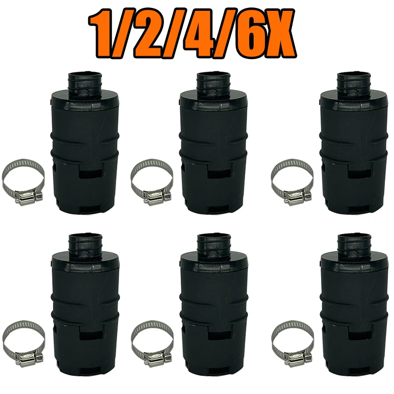 

Воздушный фильтр-глушитель 1/2/4/6X 25 мм для дизельного воздушного отопителя с патрубком и зажимом, совместимый с аксессуарами для отопителей Eberspacher Webasto