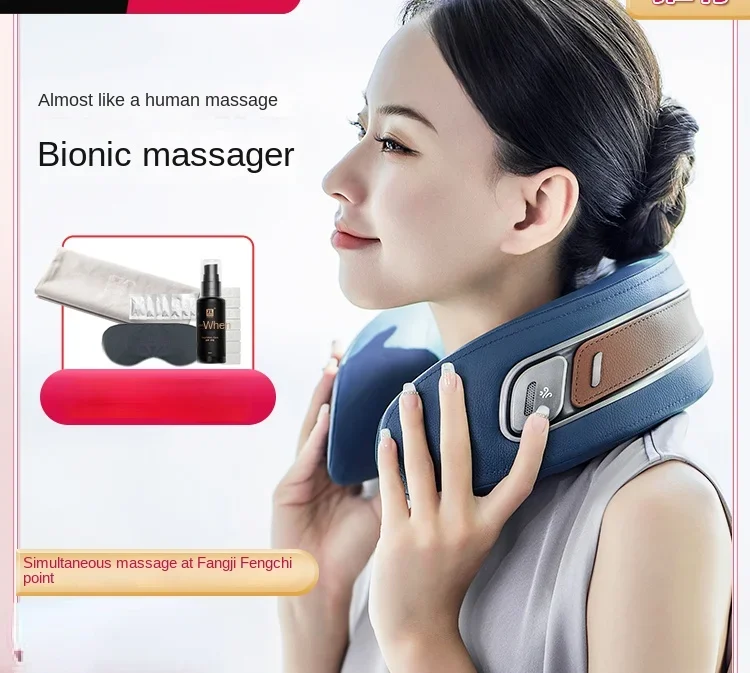 Bionic Neck Massager Neck Massage Pillow Shoulder Neck Massager