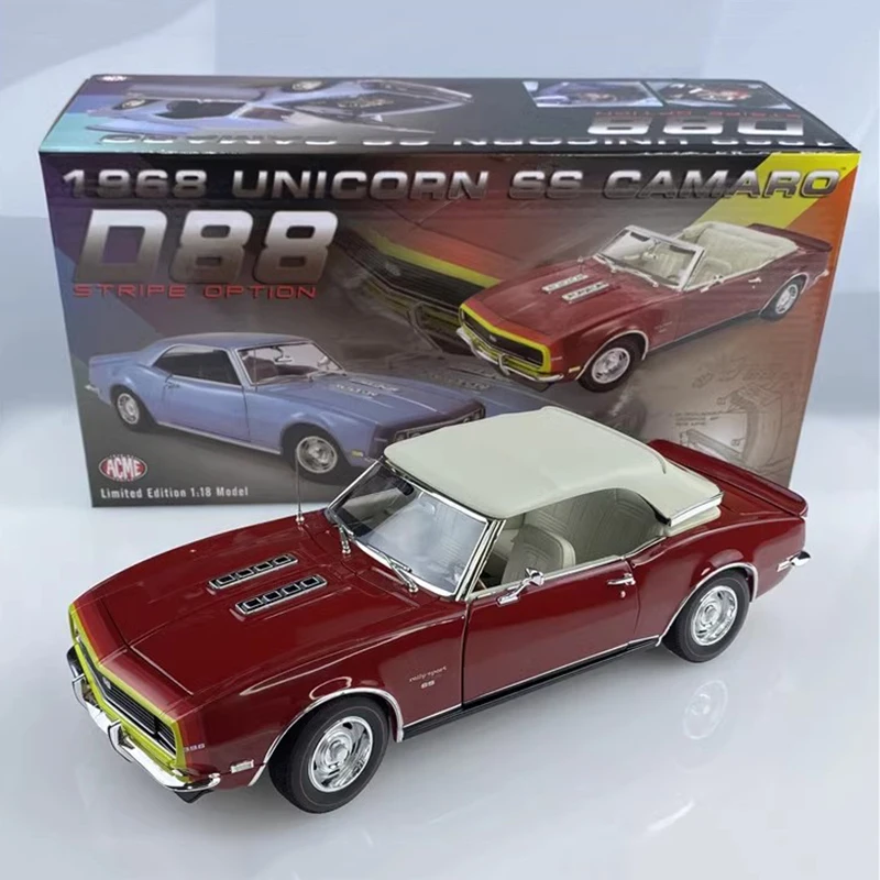 ACME1:18 1968 Camaro SS Convertible Simulation Car Model Ornament