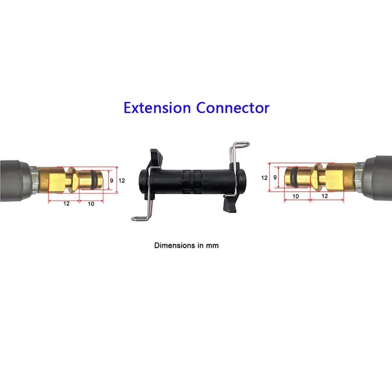 

New High Pressure Car Washer Wand Extension Adapter Connector Joint Fit For Karcher Pressure Clean Machine Parts