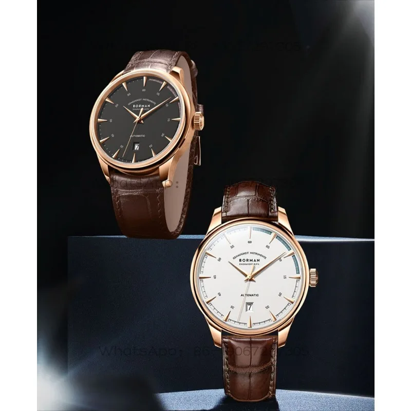 Fully Automatic Mechanical Watch Waterproof Men's Watch Belt Simple Watch