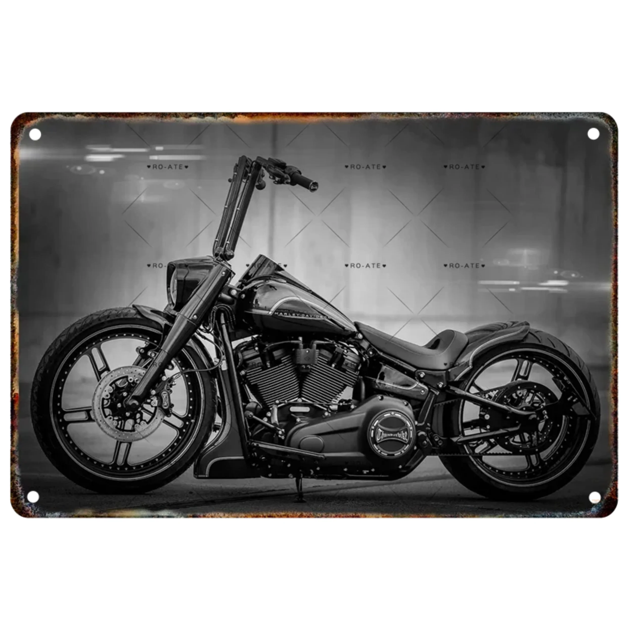 Modern Classic Motorcycle Metal Signage Tin Painting Vintage Poster Mural Home Living Room Garage Club Wall Art Decorative Gifts view 4