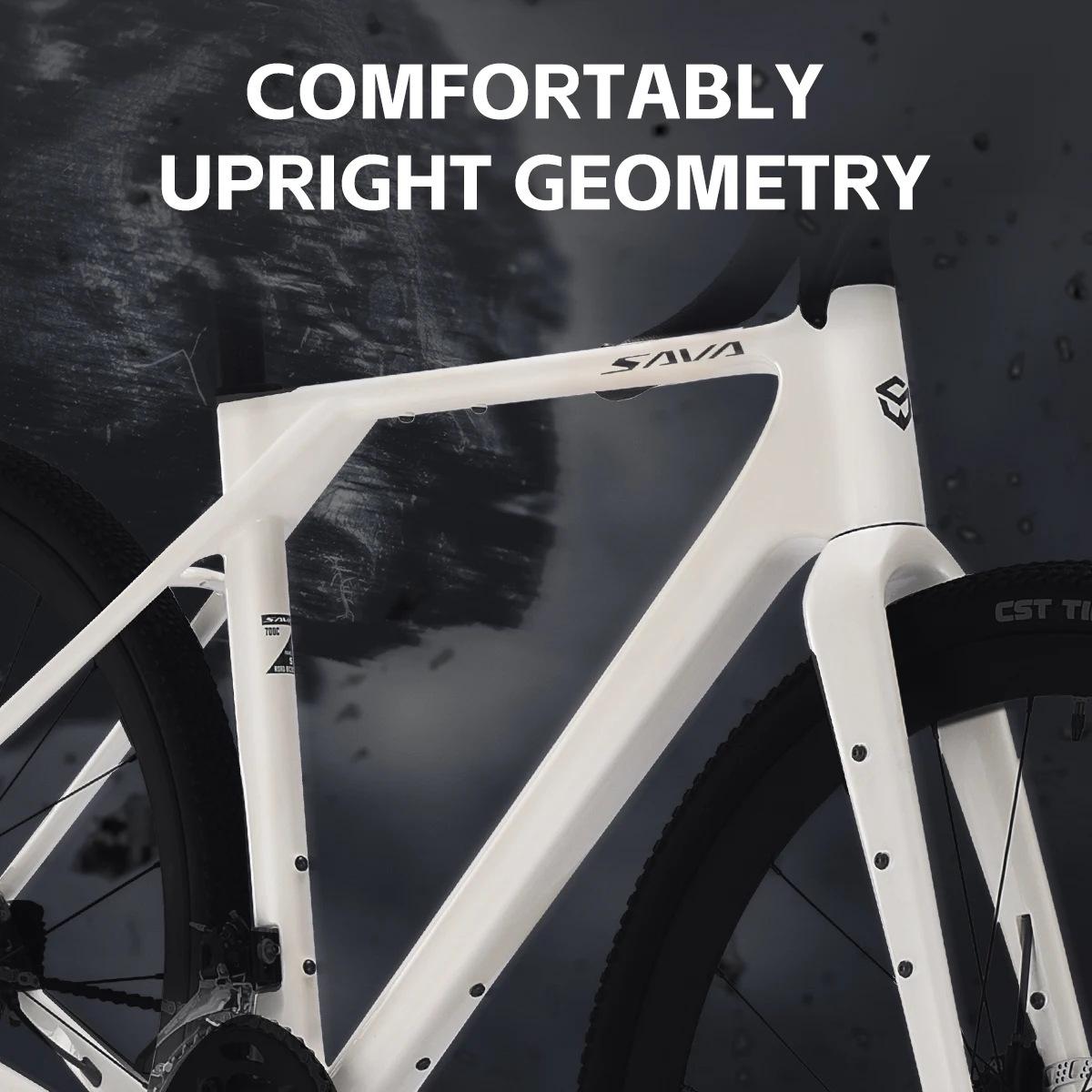 دراجة الحصى من ألياف الكربون SAVA مناسبة لجميع التضاريس ومجهزة بمجموعة SHIMAN0 GRX400 ذات 11 سرعات #6