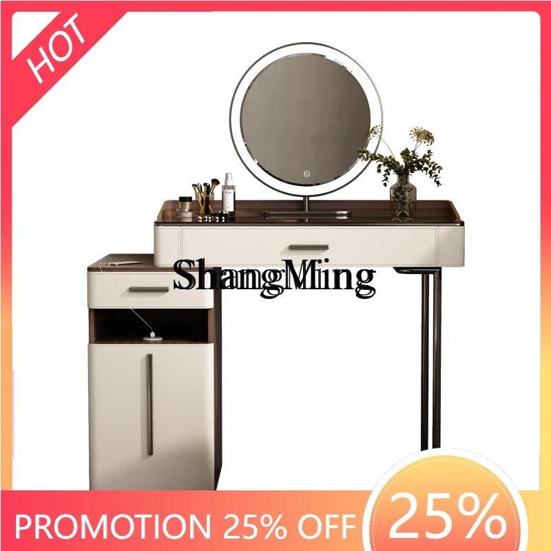 

CL luxury dresser minimalist small apartment storage cabinet integrated new high-end glass makeup table