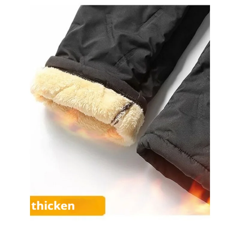 الشتاء سراويل تقليدية المنزل رجل فضفاض الرجال السود سميكة للرجال الملابس الخريف 2025 ملابس رجالية المرأة الرياضة Sweatpants Y2k #4