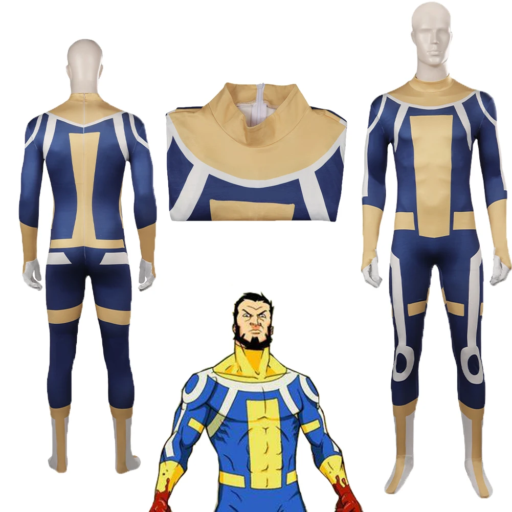 

Anime Invincible Cos The Immortal Cosplay Costume Jumpusuit Outfits For Adult Men Male Roleplay Halloween Carnival Suit