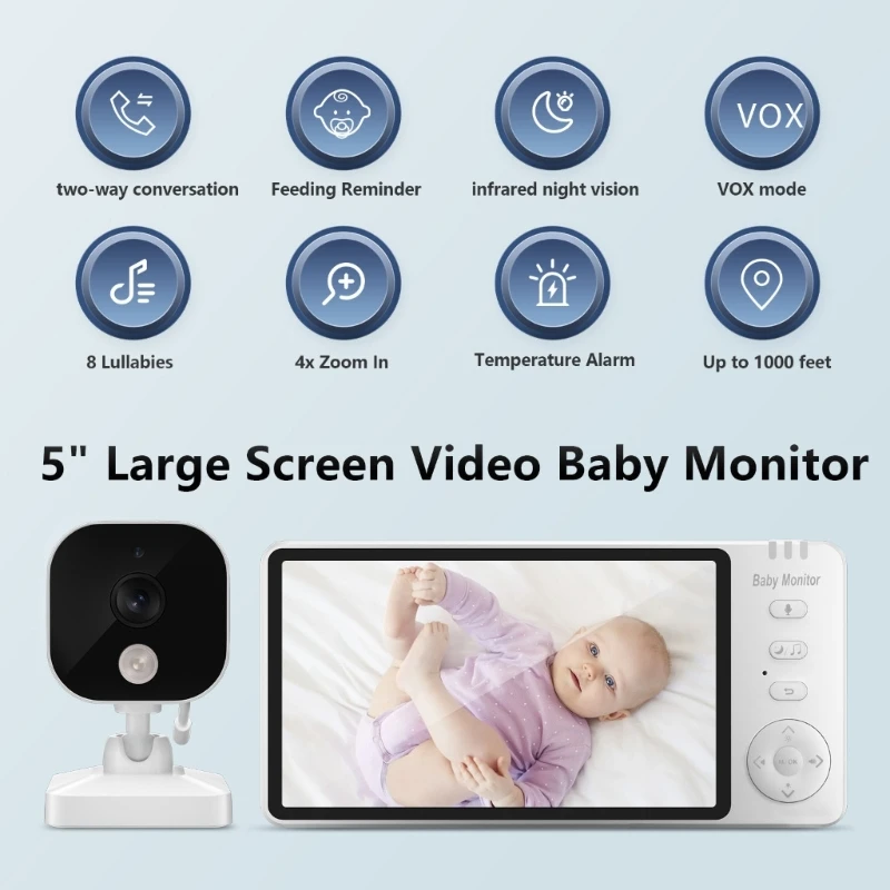 Wireless Rear Baby Camera Monitor for Highway Travel Use