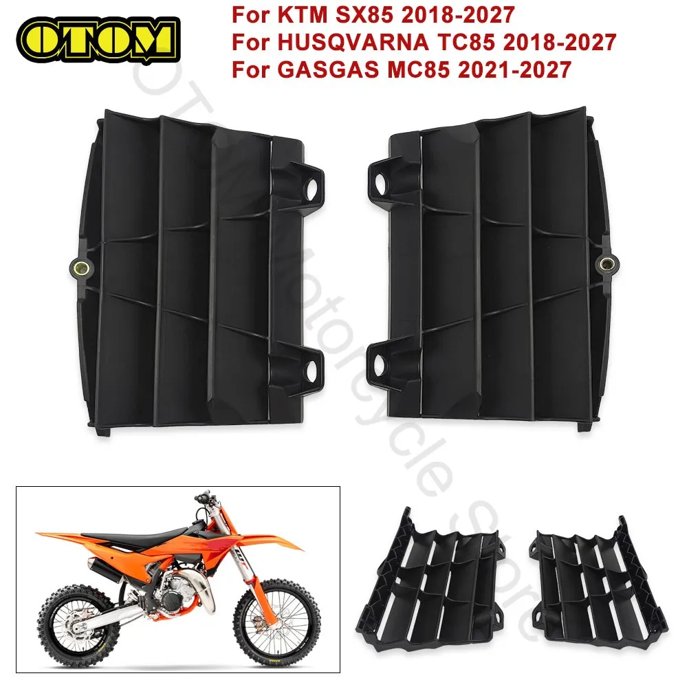 For KTM HUSQVARNA GASGAS Motorcycle Radiator Louvers Cooling Protector Cooler Guard Heat Shield Plate SX85 TC85 MC85  2018-2027
