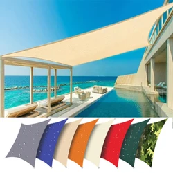 Outdoor waterproof sunshade sail sun protection and UV protection canvas for garden pavilions and sunshades