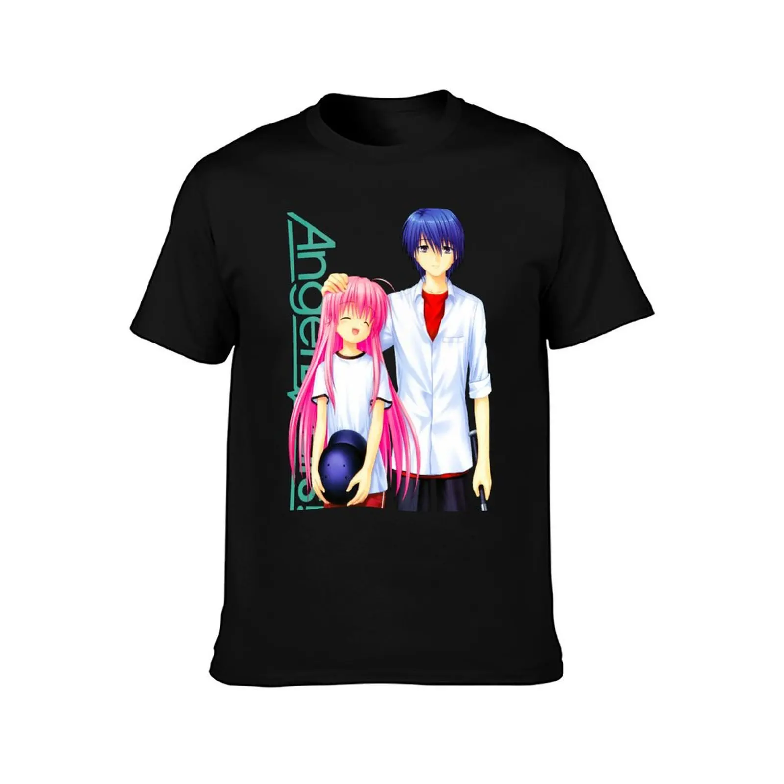 Hinata & Yui - Angel Beats! T-Shirt tops basketball graphic tees graphic shirts men graphic t shirts