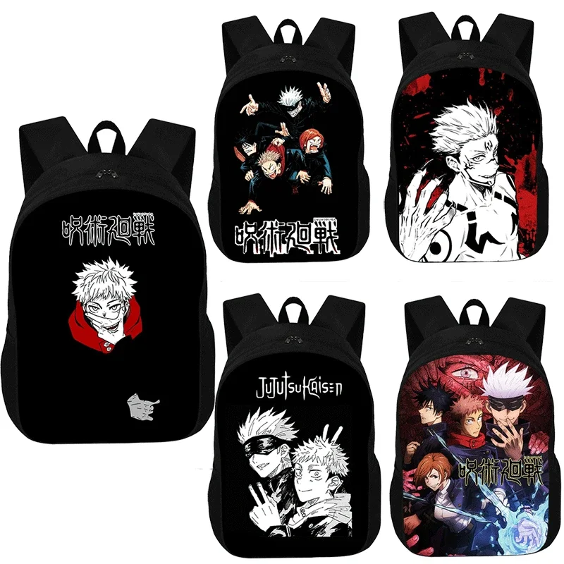 Anime Jujutsu Kaisen Backpack For 6-18 Years Old Children School Bag Gojo Satoru Yuji Itadori Book Bag Student Gift