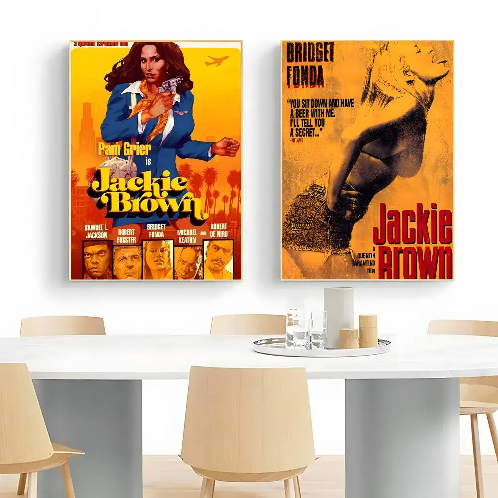 crime action j-Jackie Brown Poster Wall Art Print Decorative Mural Home Decor Gift Unframed