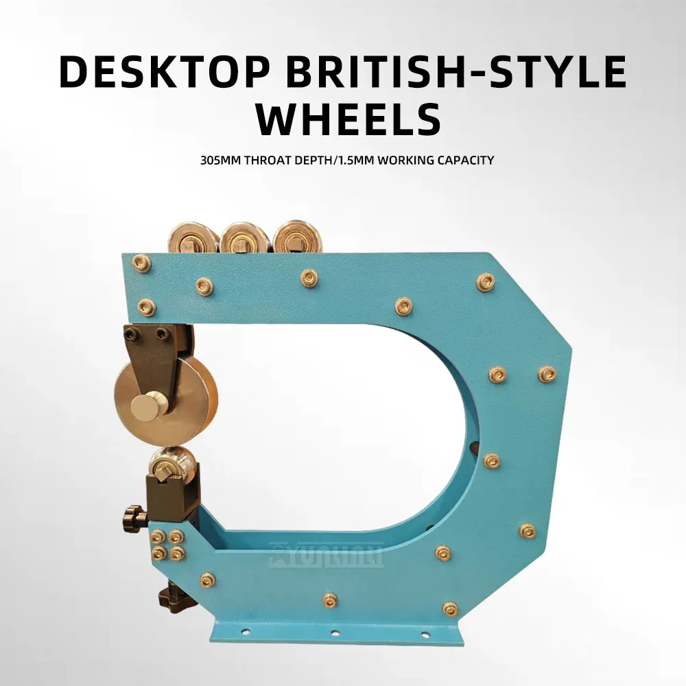 12-inch British-Style Grinding and Leveling Machine with Adjustable Feed Opening on the Lower Wheel