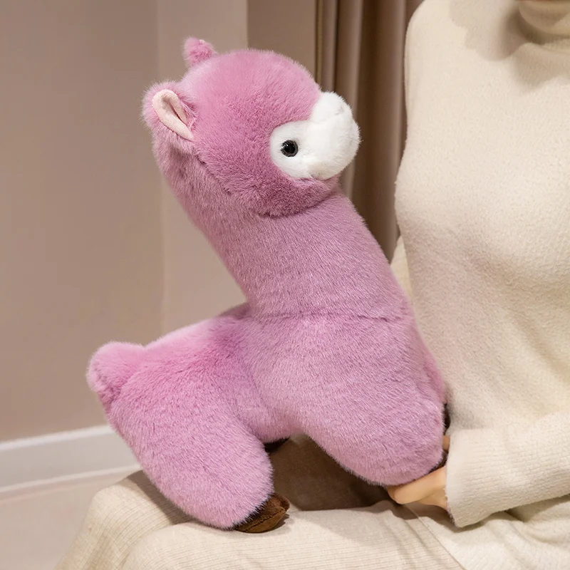 30/40 سنتيمتر محاكاة الملونة الألبكة أفخم دمية وسادة عالية الجودة لطيف الألبكة محشوة الحيوان ديكور المنزل هدية للأطفال