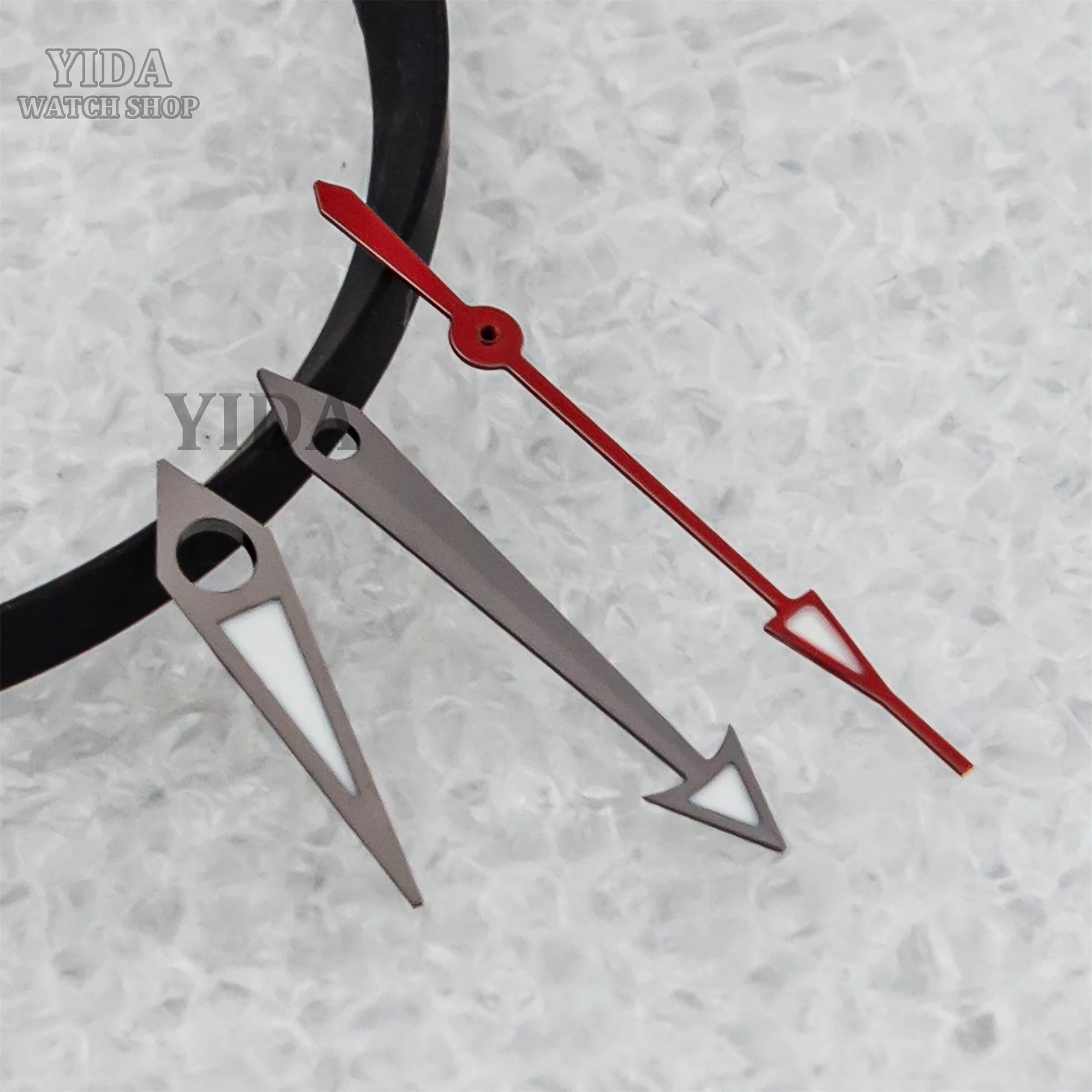 Manecillas de reloj NH35, punteros luminosos azules fuertes, agujas luminosas verdes para SUPEROCEAN fit NH35 NH36, reemplazos de piezas de movimiento