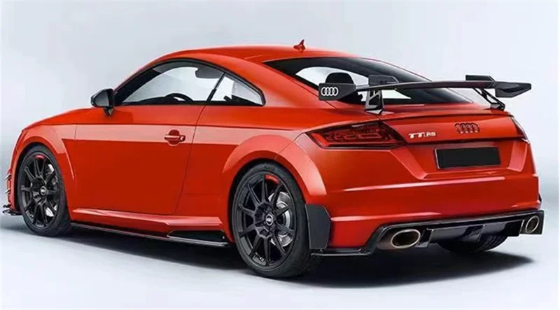 High Quality Real Carbon Fiber Side Skirts Case For Audi TT TTS TTRS MK3 2015 2016 2017 2018 2019