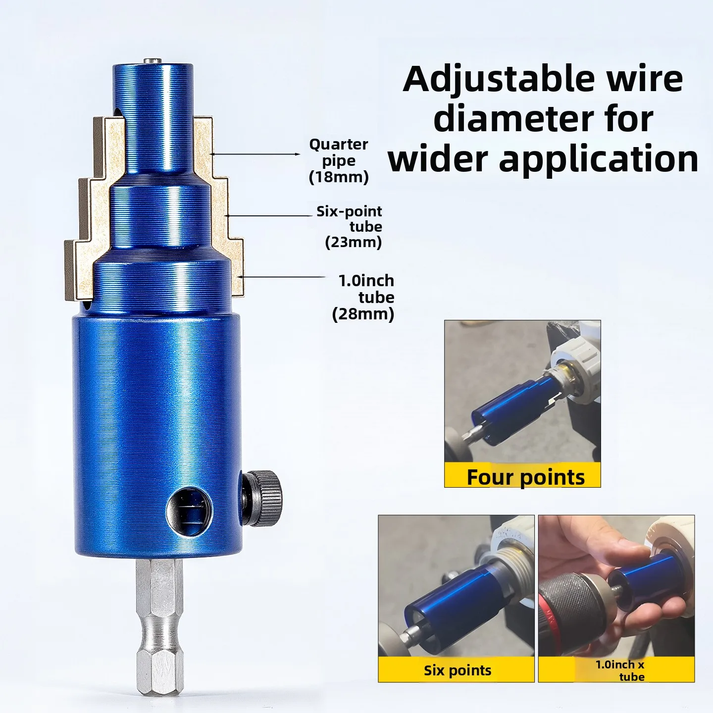 

Универсальный угловой клапан для смесителя для удаления сломанной проволоки - инструмент для извлечения шестигранной высокой твердости 4/6/1 дюйма