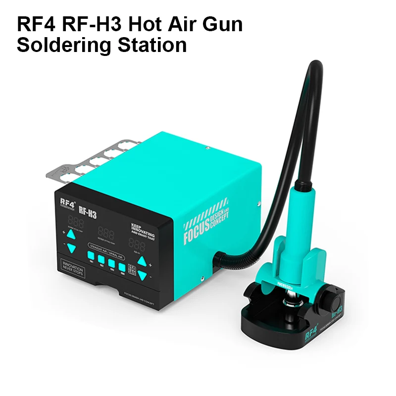 

RF4 RF-H3 Hot Air Tool Soldering Station with Digital Display Panel for Mobile Phone High Efficiency PCB Desoldering Repair Tool