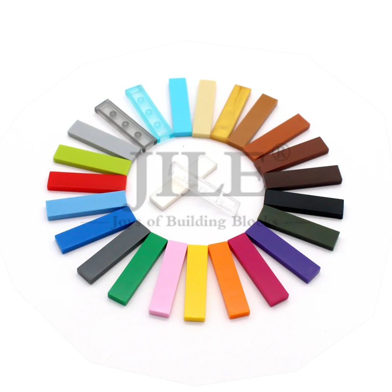 بناية من مكعبات البناء ، طوب رفيع الشكل ، 1 × 4 ، متوافق مع ، ألعاب بناء إبداعية تعليمية ، سلسة #2