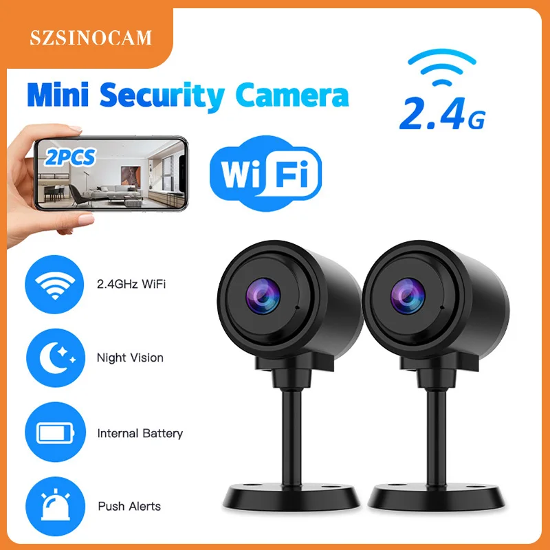 SZSINOCAM Mini caméra WiFi 3MP, surveillance sans fil, protection de sécurité, surveillance à distance, caméscopes, vidéosurveillance, maison intelligente
