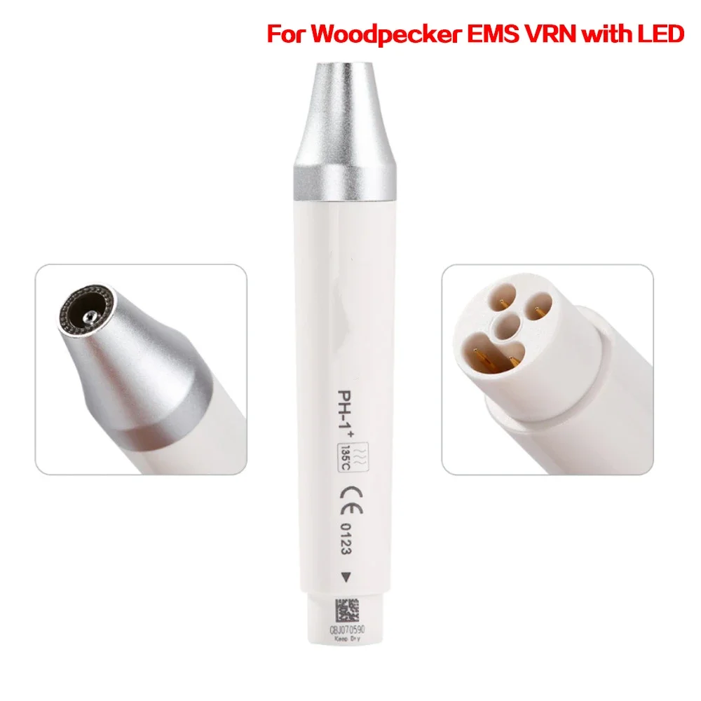 Dental LED Light Ultrasonic Scaler Handpiece with 4Tips Fit for EMS WOODPECKER Escalador Dental Ultrasonico Oral Irrigator Tool