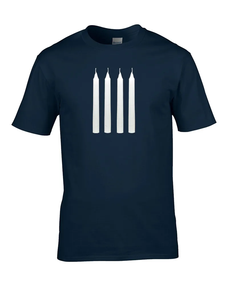 FOUR CANDLES or FORK HANDLES - Two Ronnies classic comedy funny  Mens T shirt  High Quality 100%Cotton Short Sleeve