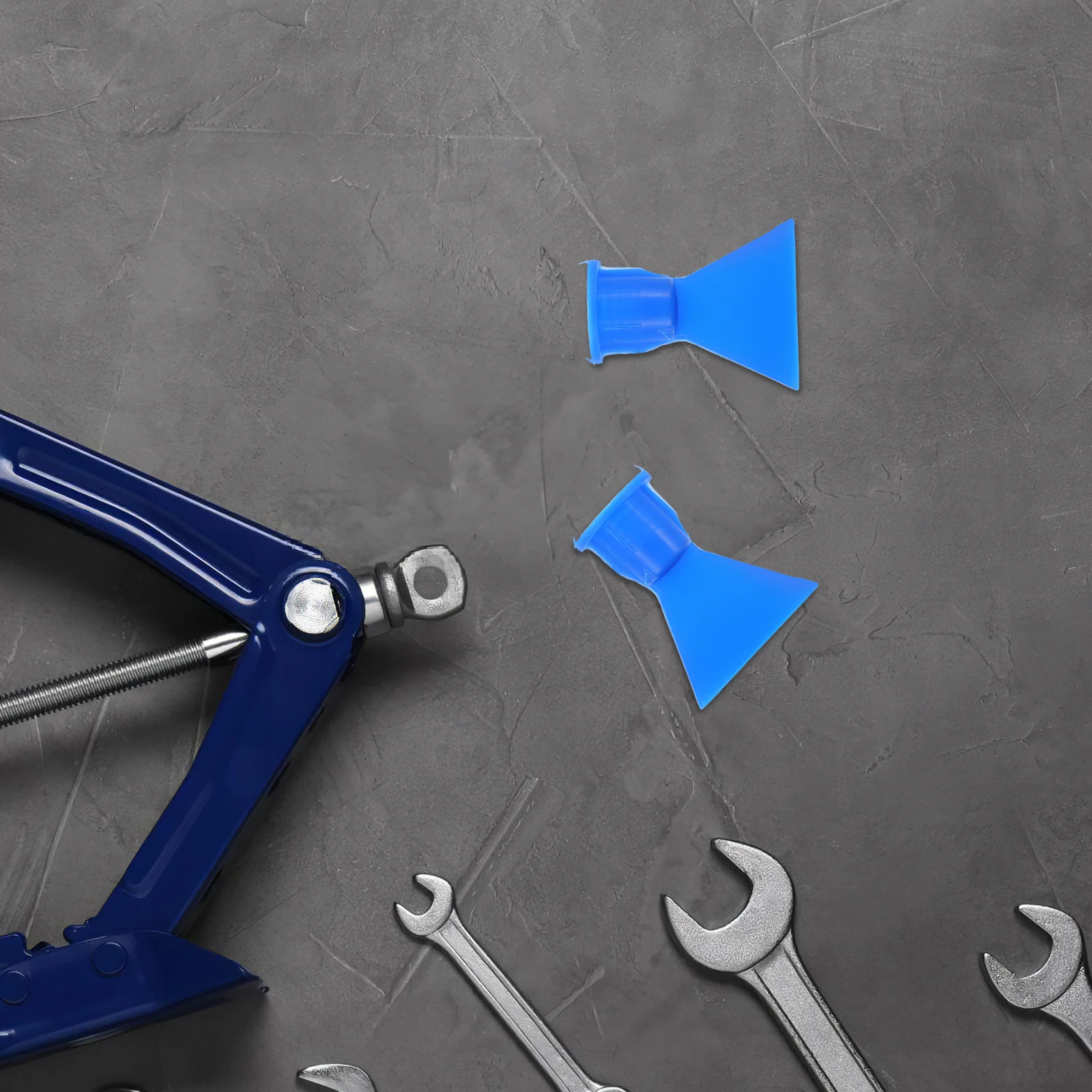 

2pcs Flat Nozzle For Car Body Repair Universal Sealant Applicator Tip Replacement Plastic Glue Dispenser Tool Parts