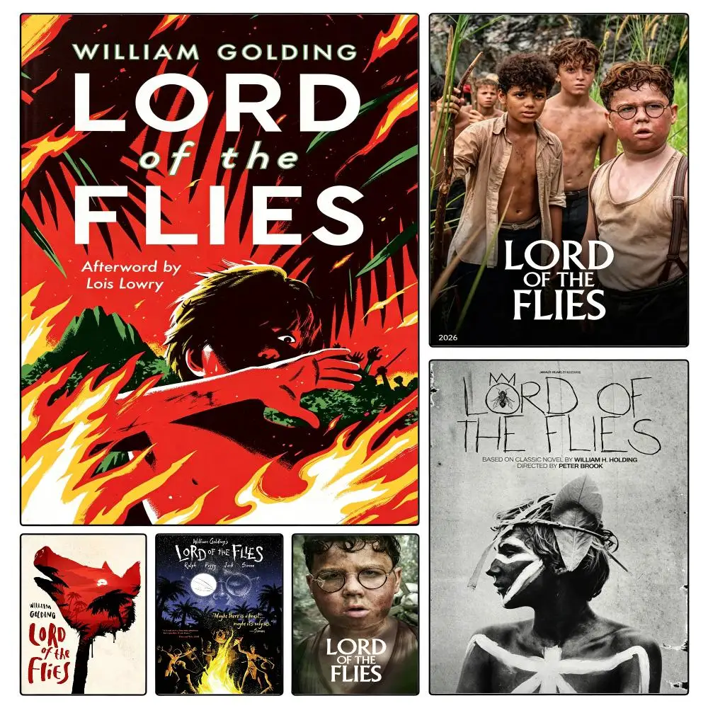 movie Lord of the Flies Poster Poster Waterproof HD Unframed Self‑Stick Decor Wall Art for Home Room Decoration Gift