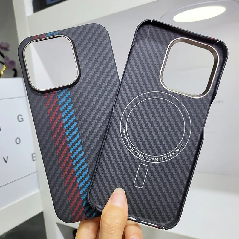 

600D Carbon Fiber For IPhone 15pro Case Lightweight Shockproof Case for IPhone 15pro max Aramid Carbon Fiber case 15