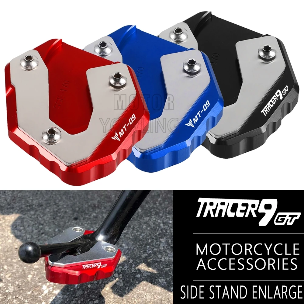 

Motorcycle Side Stand Foot Kickstand Enlarged Pad Accessories For Yamaha XSR900 GP Tracer 9/GT 9gt Tracer900 GT MT-09 MT 09 SP