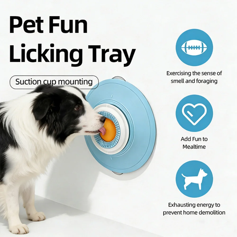 Dog Licking Toy Slow Feeder Interactive Toy Feeding Accessory For Dogs Cat Puppy Kitten Training Supply Food Dispensing Game Box