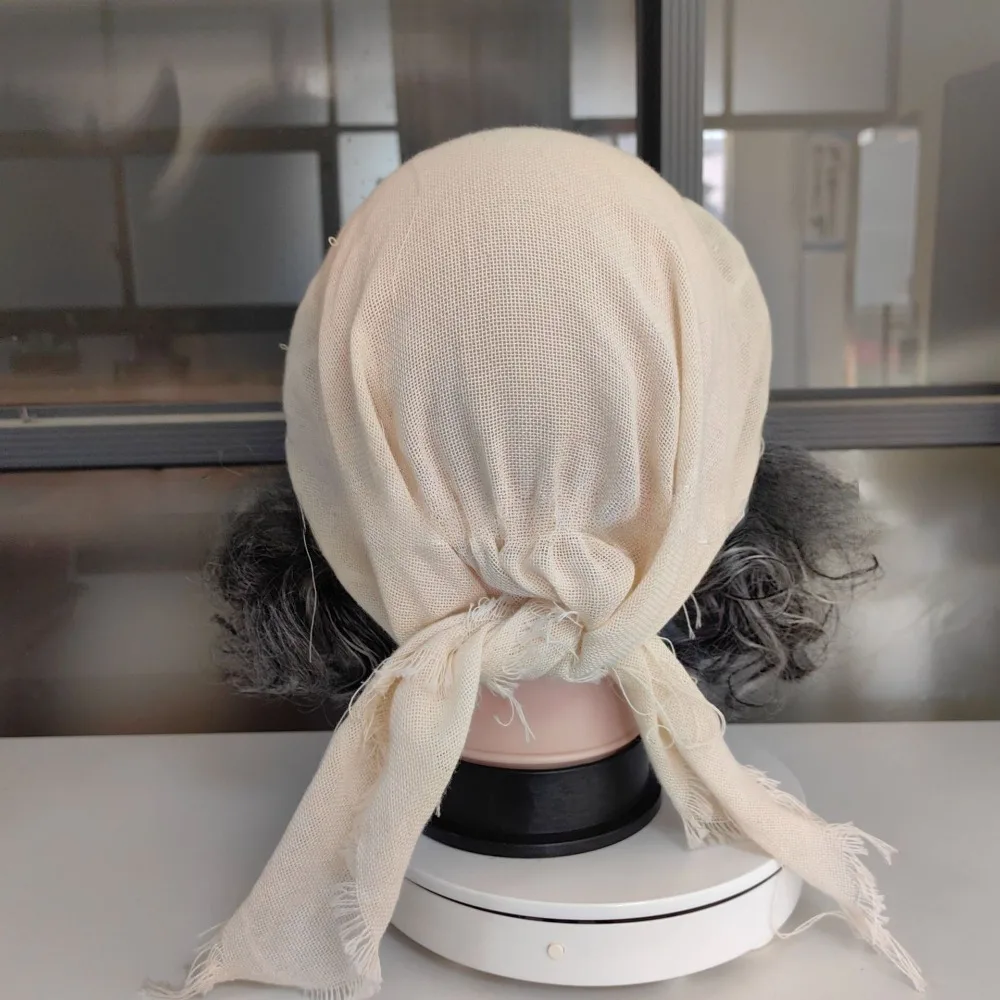 Old Lady Witch Latex Mask Realistic Granny Mask Warty Nose Lifelike Elderly Face Mask for Costumes Pranks and Masquerade Party - view 5